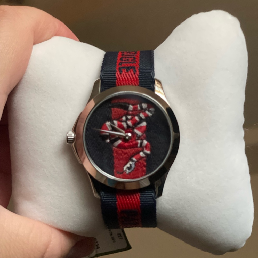 GUCCI Le Marché des Merveilles Watch snake for men or women. Snake watch. - Picture 10 of 14